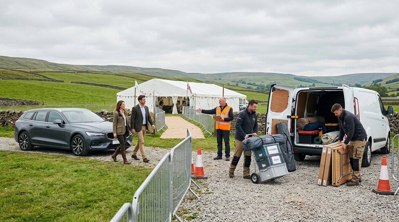 Northern Events: A Visitor's Car Plan and an Exhibitor's Van Plan